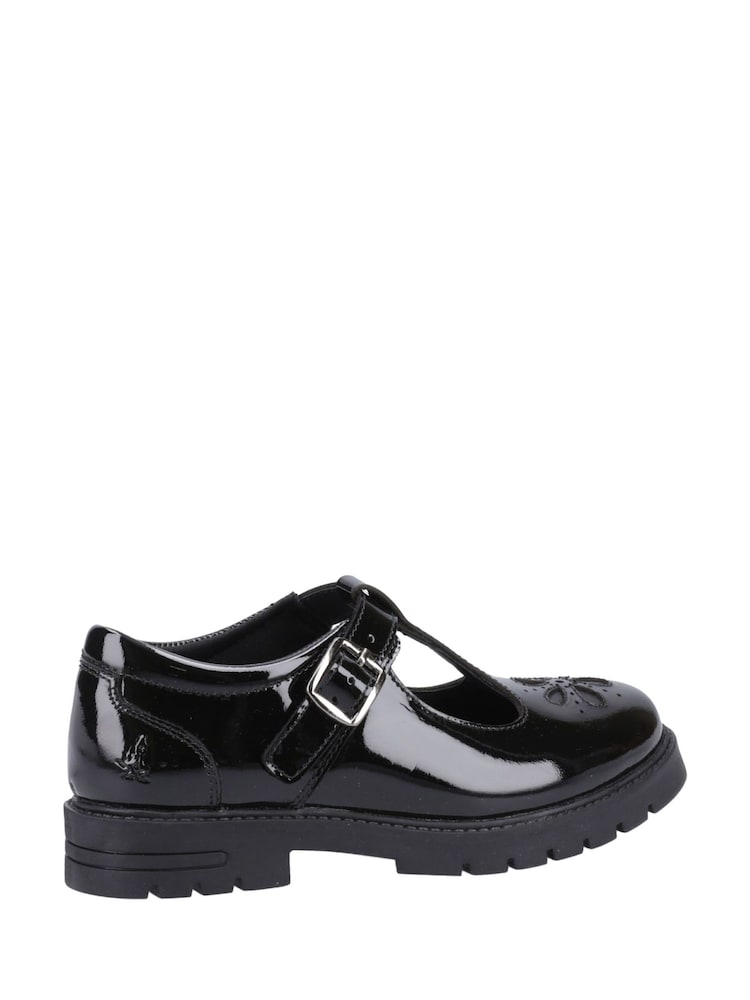 Schwarzes Lackleder - Hush Puppies Senior Fiona Black Patent School Shoes - Bild 2 von 4 Schwarzes Lackleder - Hush Puppies Senior Fiona Black Patent School Shoes - Bild 2 von 4