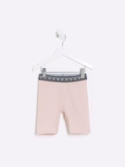 Розовый - Велорты в рубчик для девочек River Island поясом - Изображение 2 из 4