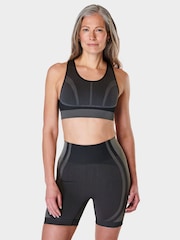 Sweaty Betty Black Silhouette Sculpt Seamless Sports Bra - Image 4 of 7