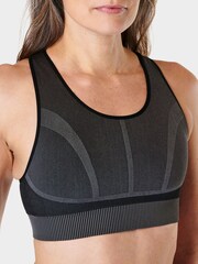 Sweaty Betty Black Silhouette Sculpt Seamless Sports Bra - Image 5 of 7