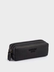 OSPREY LONDON The Onyx Leather Charger Black Pouch - Image 2 of 4