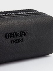OSPREY LONDON The Onyx Leather Charger Black Pouch - Image 4 of 4