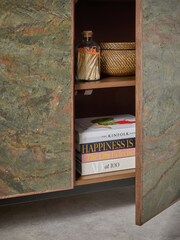 MADE.COM Mango Wood Stone Veneer Dilan Small Sideboard - Image 4 of 6