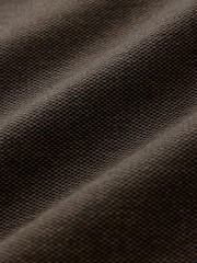 Brown Long Sleeve Smart Button Neck Polo Shirt - Image 8 of 8