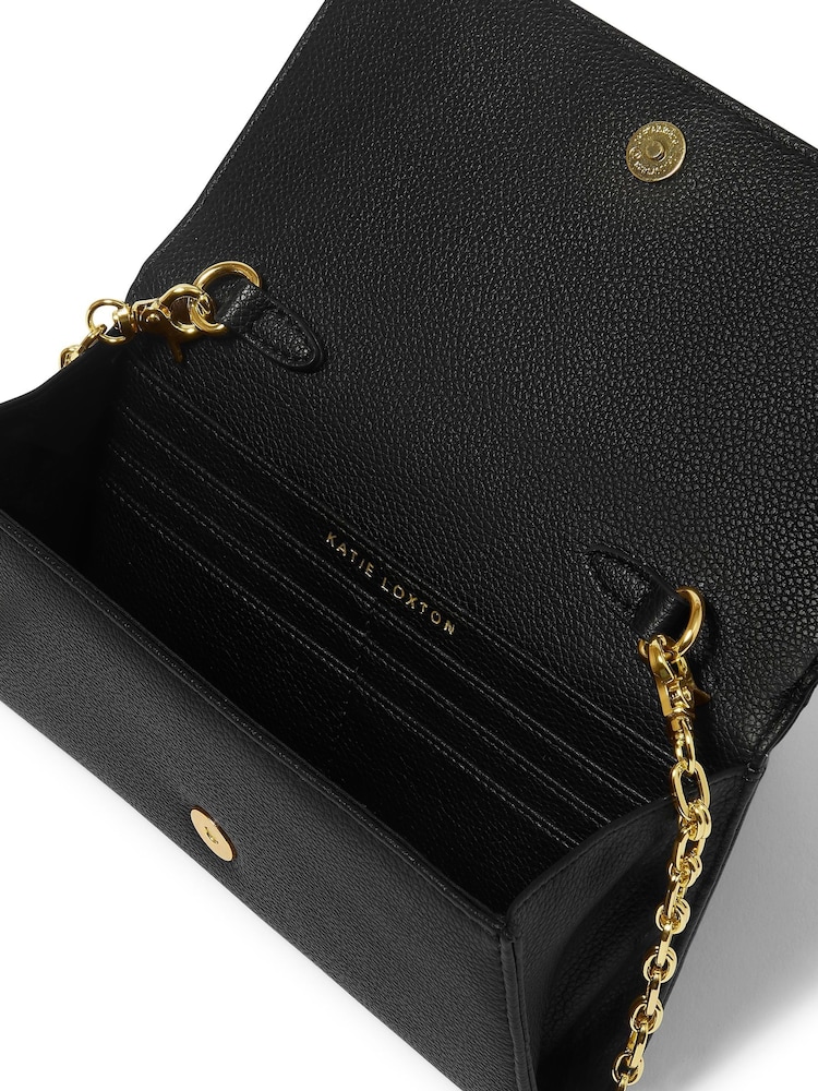 Katie Loxton Black Rubi Chain Cross-Body Purse - Image 2 of 4