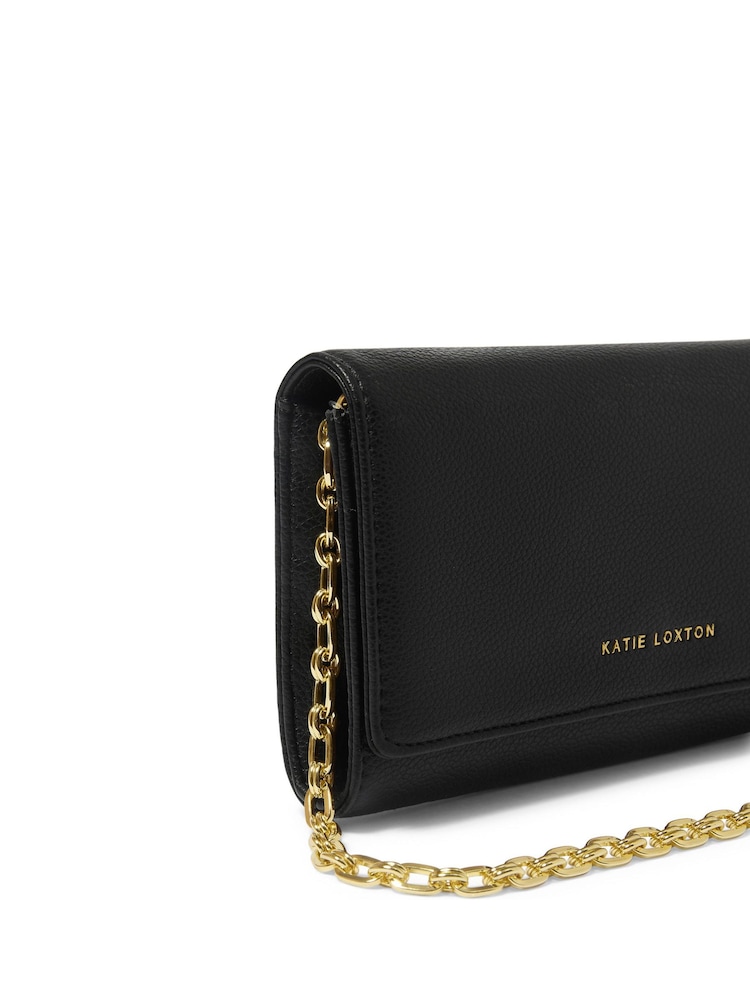 Katie Loxton Black Rubi Chain Cross-Body Purse - Image 3 of 4