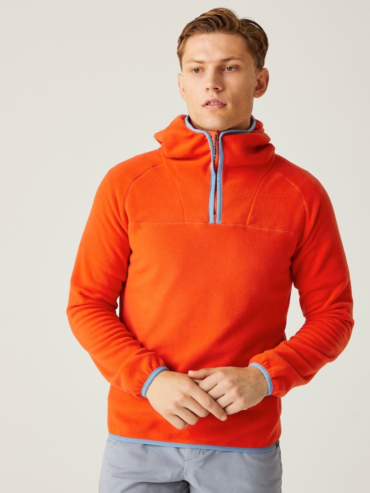 Regatta Orange Kathan Zip Neck Hoodie - Image 1 of 8