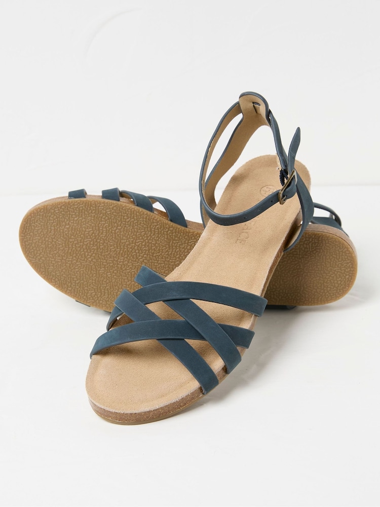 FatFace Beth Blue Sandals - Image 3 of 3