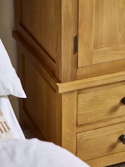 Julian Bowen Brown Marlborough Double, 2 Drawers Wardrobe - Image 5 of 6