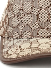 COACH Signature Jacquard Brown Baseball Hat - Image 4 of 4