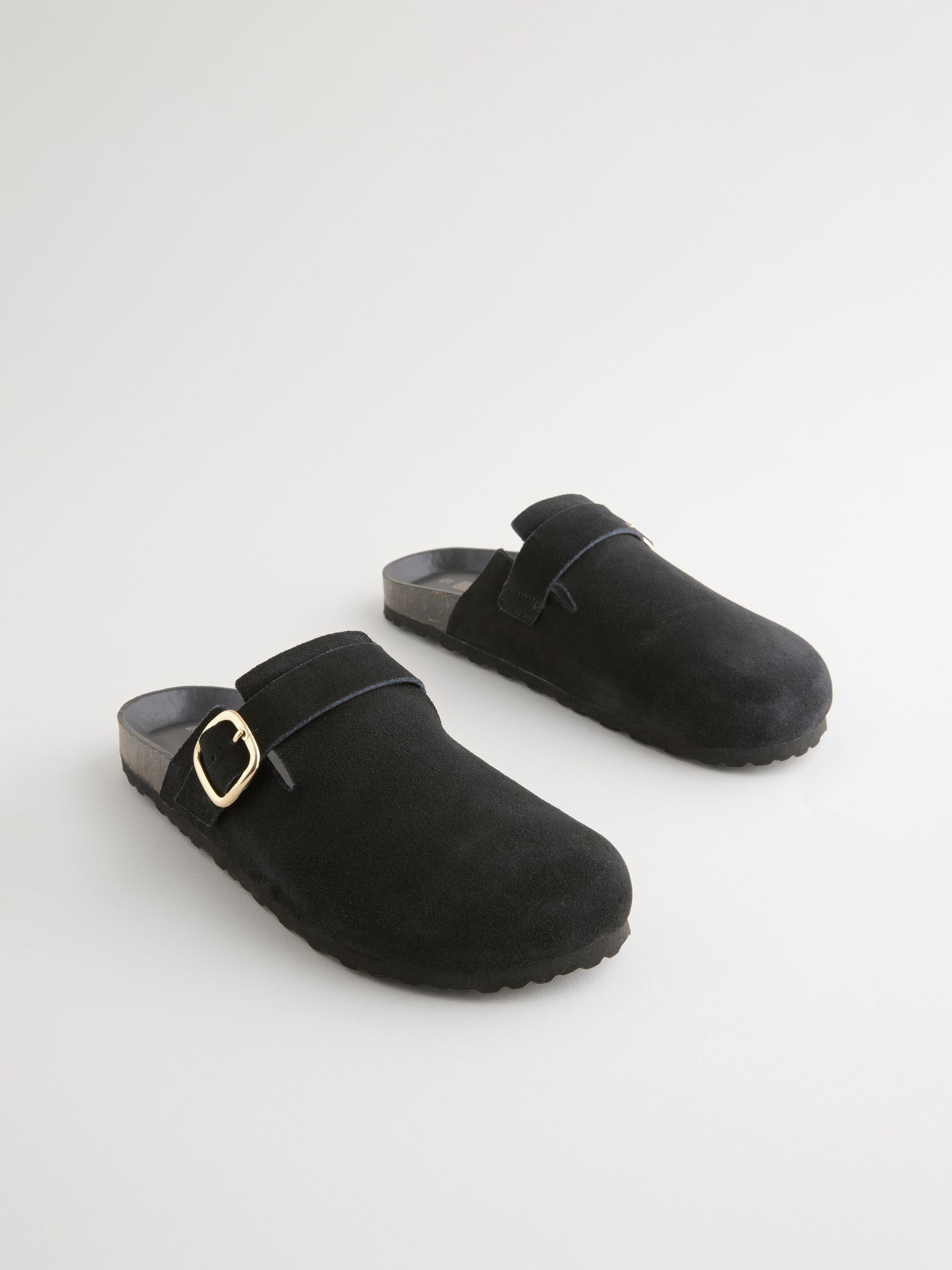 Buy Black Standard Fit Forever Comfort® Leather Footbed