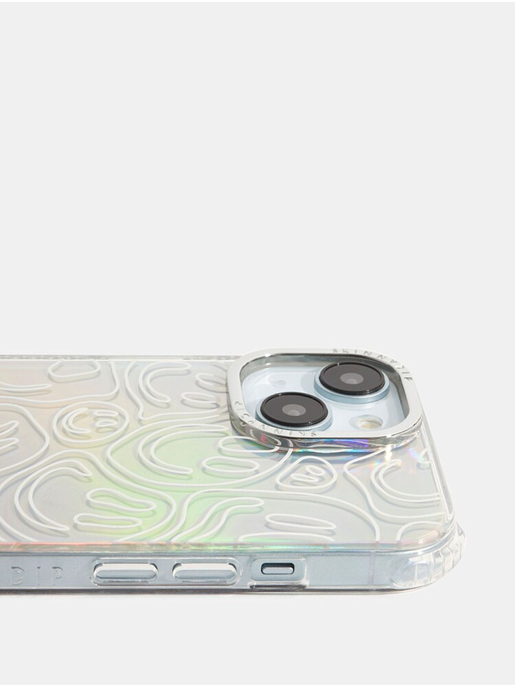 Skinnydip Holo Warped Happy Face London 14 Pro Case - Image 2 of 4