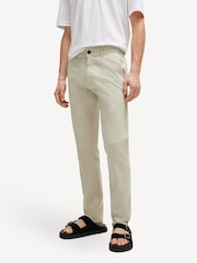 BOSS Cream Slim Fit Chinos Stretch Cotton - Image 1 of 4