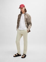 BOSS Cream Slim Fit Chinos Stretch Cotton - Image 3 of 4