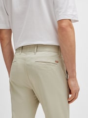 BOSS Cream Slim Fit Chinos Stretch Cotton - Image 4 of 4