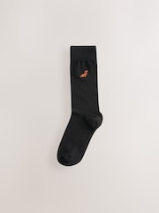 Dogs Fun Embroidered Socks 8 Pack - Image 3 of 11
