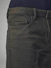 Khaki Green Slim Fit Comfort Stretch Jeans - Image 8 of 13