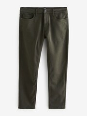 Khaki Green Slim Fit Comfort Stretch Jeans - Image 9 of 13