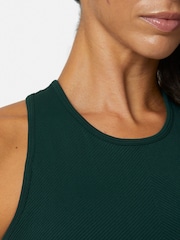 Gym + Coffee Green Womens Lotus Chevron Bra - Image 4 of 6