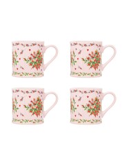 Cath Kidston Rose Mollie Mugs Set Of 4 - Image 2 of 4