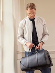OSPREY LONDON The Onyx Leather Black Gym Bag - Image 1 of 8
