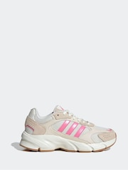 adidas White/Pink Crazy Chaos Trainers - Image 1 of 8