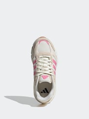 adidas White/Pink Crazy Chaos Trainers - Image 5 of 8