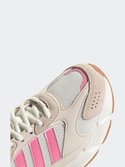 adidas White/Pink Crazy Chaos Trainers - Image 8 of 8