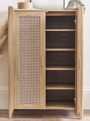 Julian Bowen Brown Sydney Shoe Cupboard - Image 2 of 6