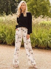 Threadbare White Wide Leg Trousers - Image 1 of 5