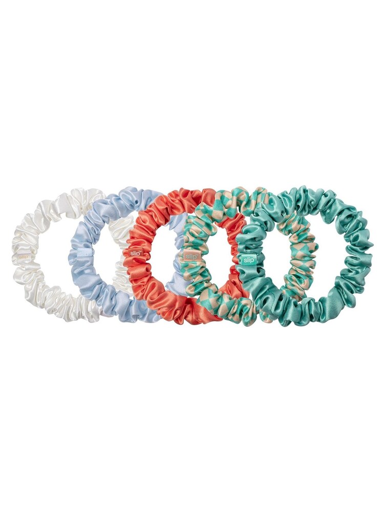 Slip Midi 100% Pure Silk Scrunchies 5 Pack - Image 2 of 5