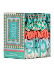 Slip Midi 100% Pure Silk Scrunchies 5 Pack - Image 4 of 5