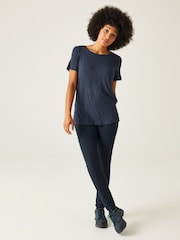 Regatta Blue Ballyton Short Sleeve Sports T-Shirt - Image 3 of 7