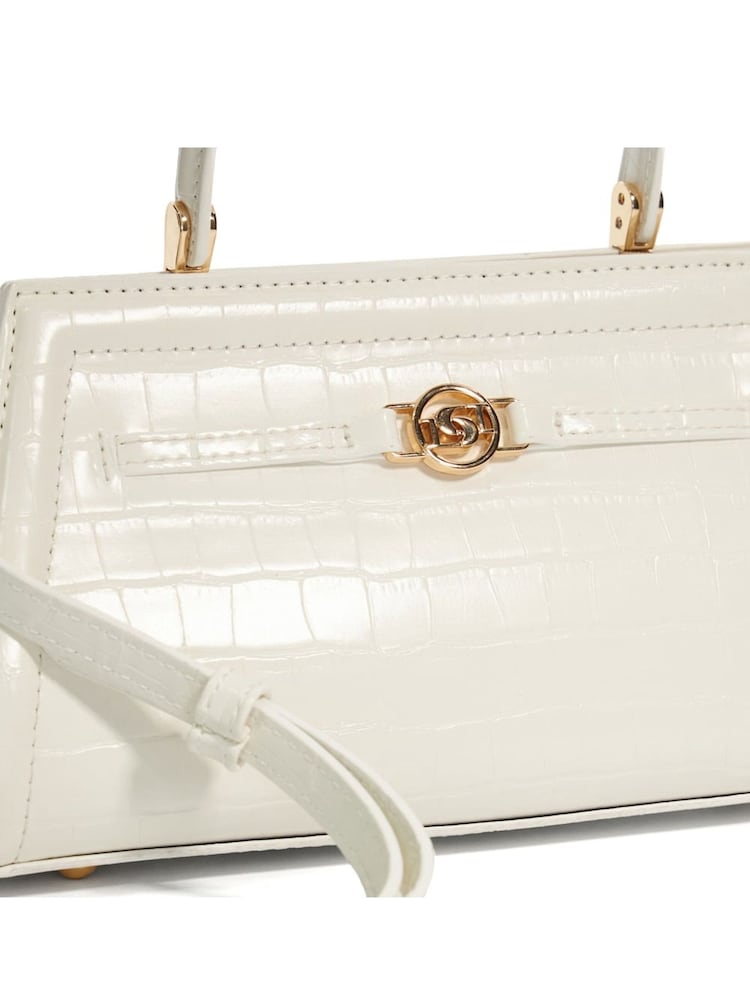 Dune London White Mini Top Handle Dante Bag - Image 7 of 7