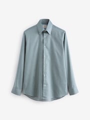 Joules Oxford Twill Shirt Green Regular Fit Single Cuff - Image 7 of 9