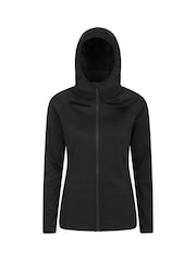 Mountain Warehouse Black IsoCool Dynamic Chakra Womens Hoodie - Image 1 of 4