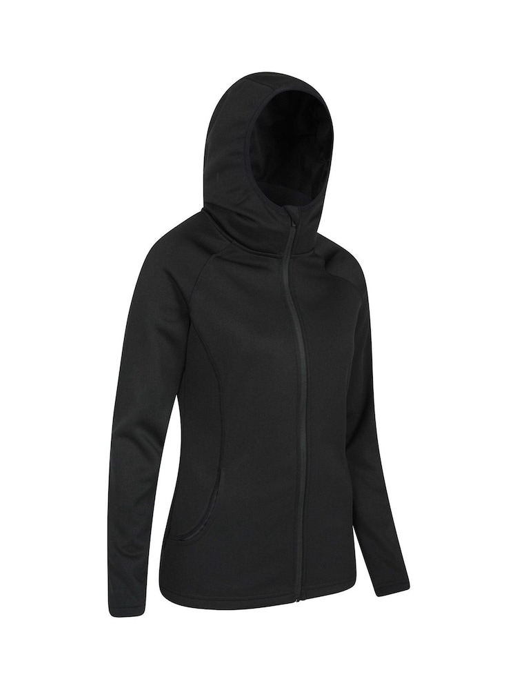 Mountain Warehouse Black IsoCool Dynamic Chakra Womens Hoodie - Image 2 of 4