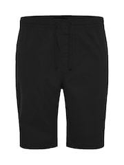 BadRhino Big & Tall Black Elasticated Waist Rugby Shorts - Image 4 of 4