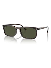Ray-Ban Rb4435 Rectangle Brown Sunglasses - Image 5 of 8