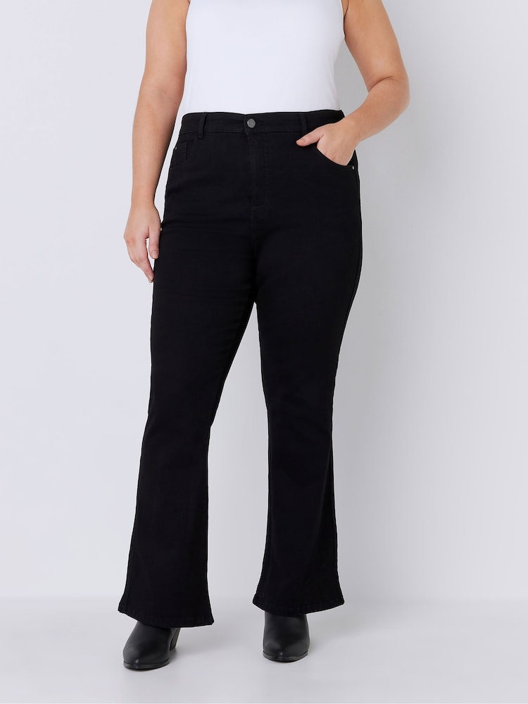 Evans Blue Bootcut Jeans - Image 1 of 4