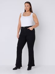 Evans Blue Bootcut Jeans - Image 3 of 4
