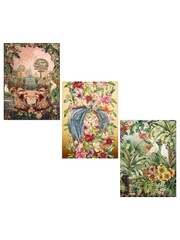 Joe Browns Green Victorian Garden Room Tea Towels 3 Pack - Image 6 of 6