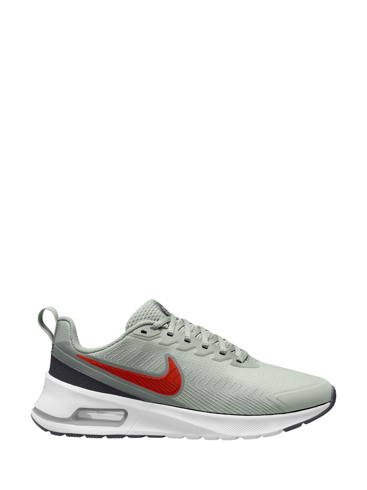 Nike Silver/Red Air Max Nuaxis Trainers - Image 1 of 4