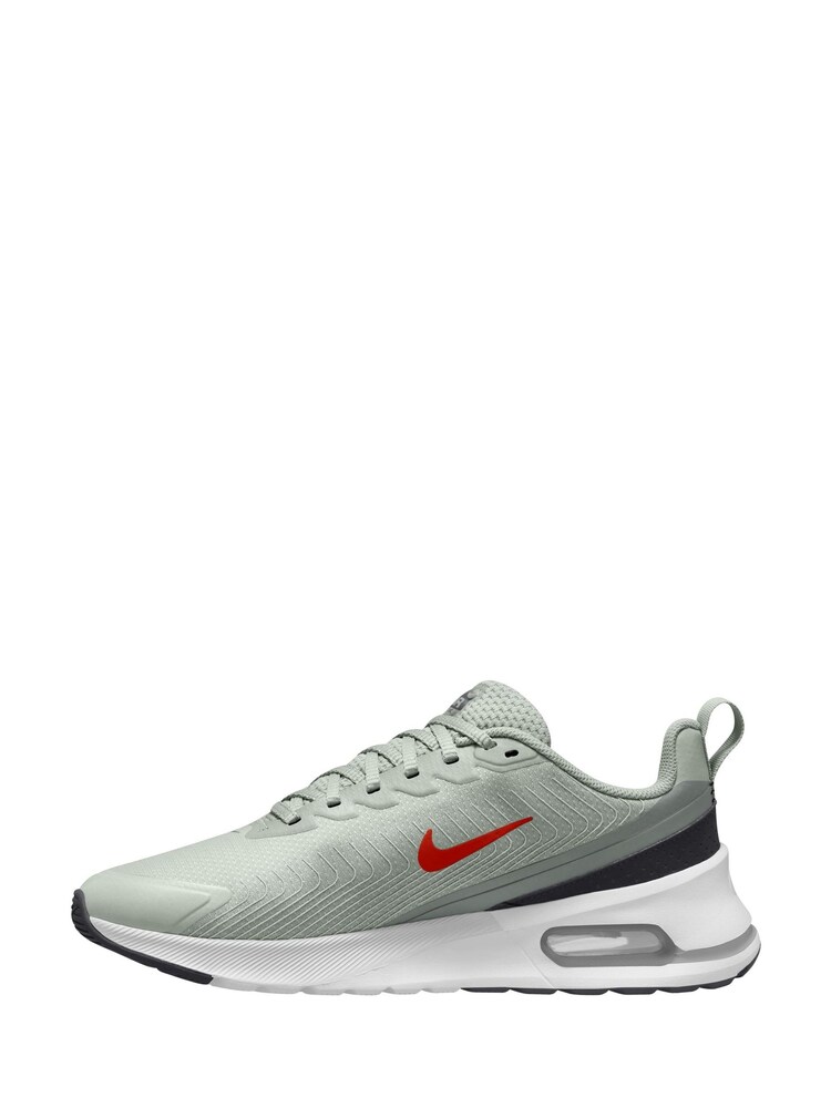 Nike Silver/Red Air Max Nuaxis Trainers - Image 2 of 4
