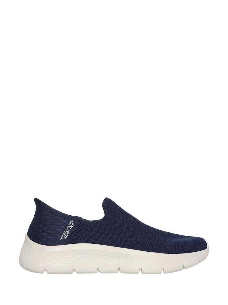 Skechers Blue Mens Go Walk Slip In Trainers - Image 1 of 3