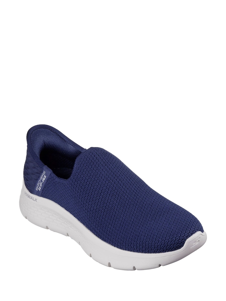 Skechers Blue Mens Go Walk Slip In Trainers - Image 2 of 3