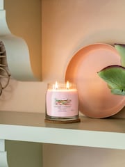 Yankee Candle Pink Medium Signature Desert Blooms Jar Candle - Image 1 of 3