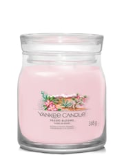 Yankee Candle Pink Medium Signature Desert Blooms Jar Candle - Image 2 of 3