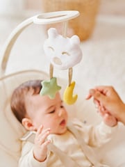 Badabulle Cream Lateral Motorised Baby Swing With Remote - Image 5 of 6