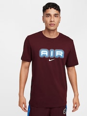 Nike Burgundy Crush Air Printed Graphic T-Shirt - Image 1 of 4